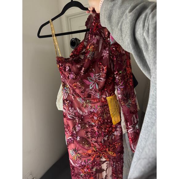 BRONX & BANCO  Tokyo Maxi Dress red Muliti AUs 6/ US2/ XS - Picture 6 of 11